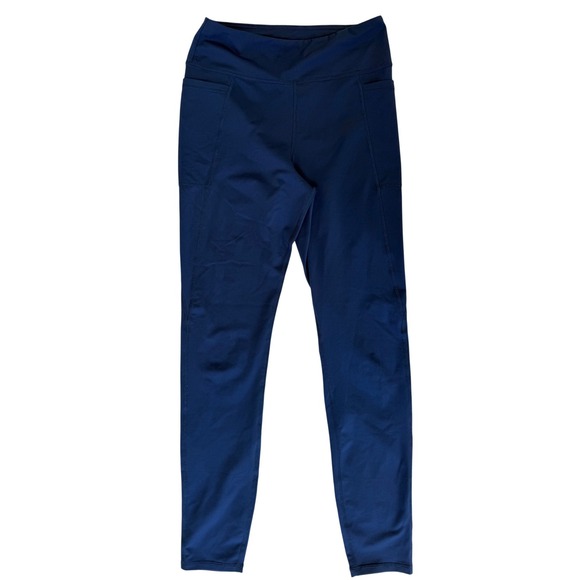 Capezio Pants - Capezio High Waist Pocket Leggings M Navy Workout Training Yoga Athleisure Gym